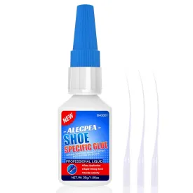 30g Shoe Glue - Ultimate Strength Adhesive for for Soles Boots Sneakers Heels Hiking Shoes Leather Handbags - Quick Set in 15 Seconds