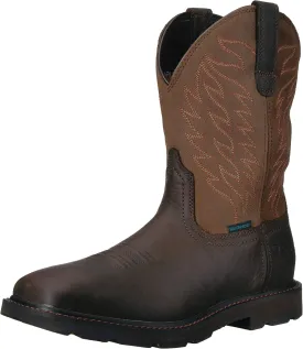Ariat Men's Groundbreaker Wide Square Toe Waterproof Work Boot