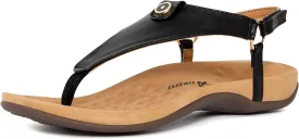 Athlefit Women's Comfortable Orthopedic Sandals Thong Dressy T-Strap Orthotic Casual Summer Arch Support Sandals