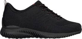 CALTO Men's Invisible Height Increasing Elevator Shoes - Black/Red Ultra Lightweight Sporty Sneakers - 2.6 Inches Taller - Q211 - Size 13 D(M) US