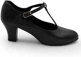 Capezio Women's Jr. Footlight T-Strap Character Shoe Oxford