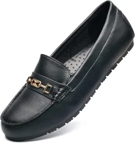 DeYashopin Women's Loafer Shoes Leisure Slip On Work Shoes Comfort Walking Flats