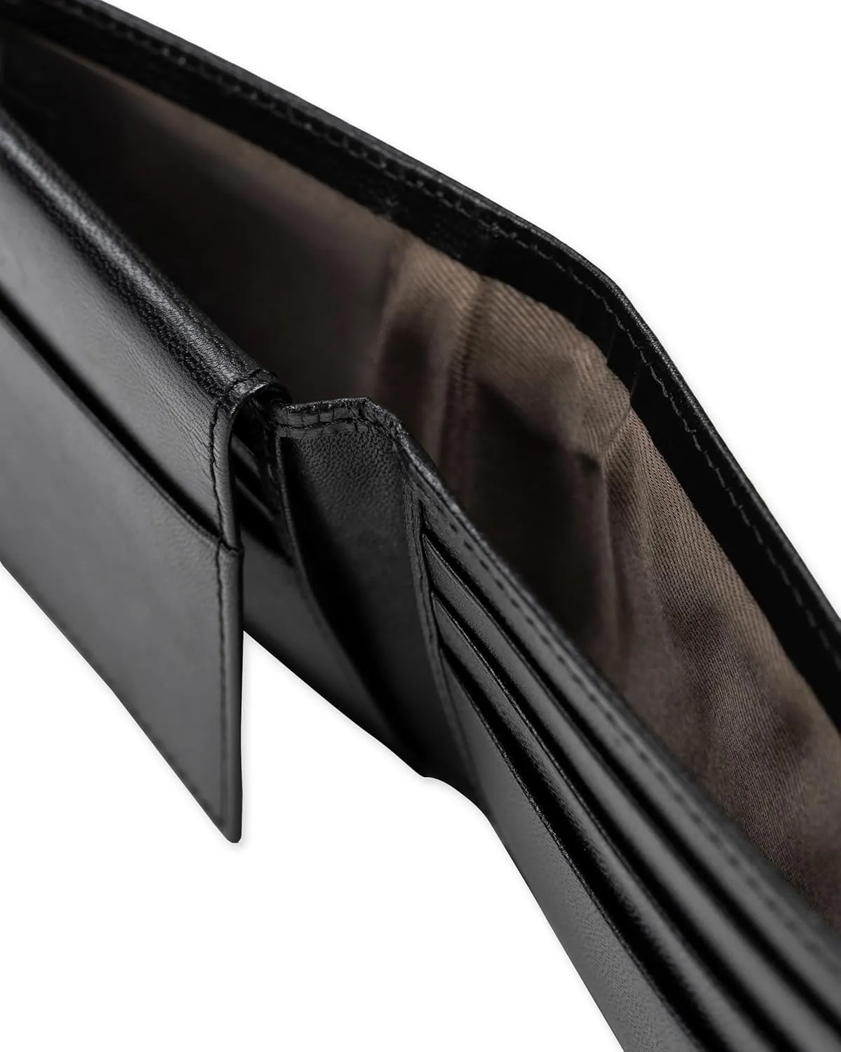 Dockers Men's Bifold Leather Wallet-Thin Slimfold Extra Capacity