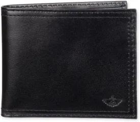 Dockers Men's Bifold Leather Wallet-Thin Slimfold Extra Capacity