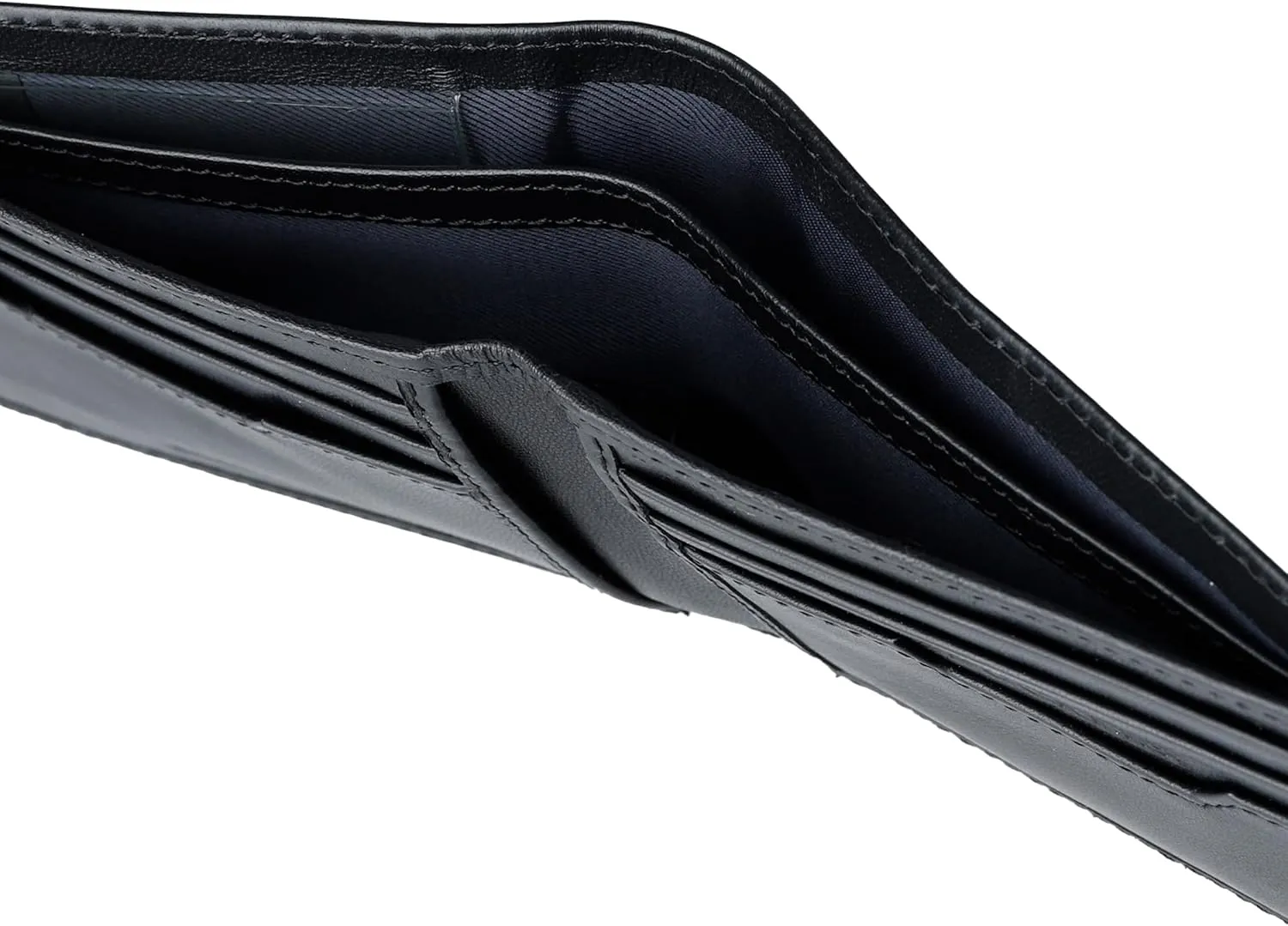 Dockers Men's Bifold Leather Wallet-Thin Slimfold Extra Capacity