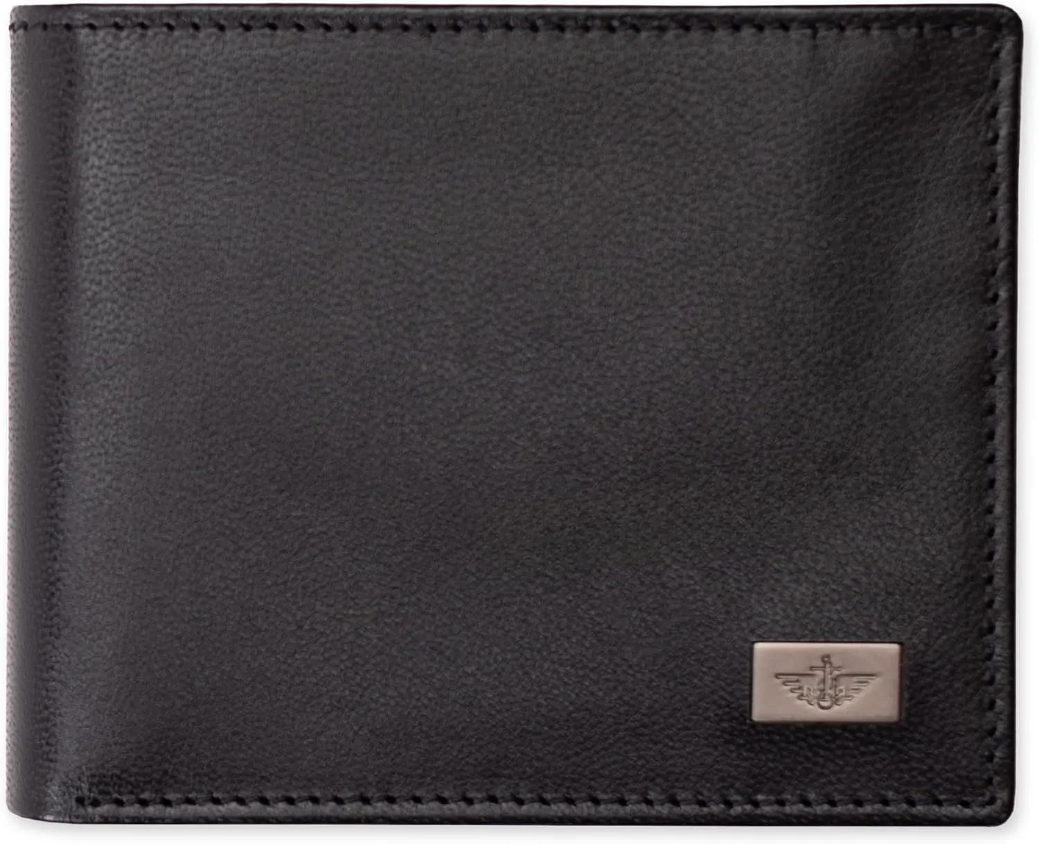 Dockers Men's Bifold Leather Wallet-Thin Slimfold Extra Capacity
