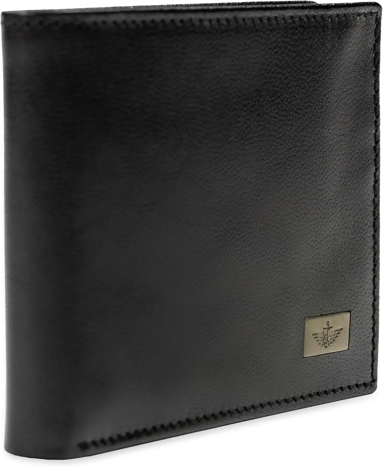 Dockers Men's Bifold Leather Wallet-Thin Slimfold Extra Capacity