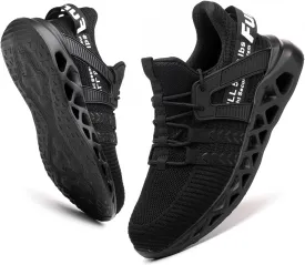 Furuian Steel Toe Sneakers for Men Women Lightweight Safety Shoes Comfortable Puncture Proof Slip On Indestructible Work Shoes
