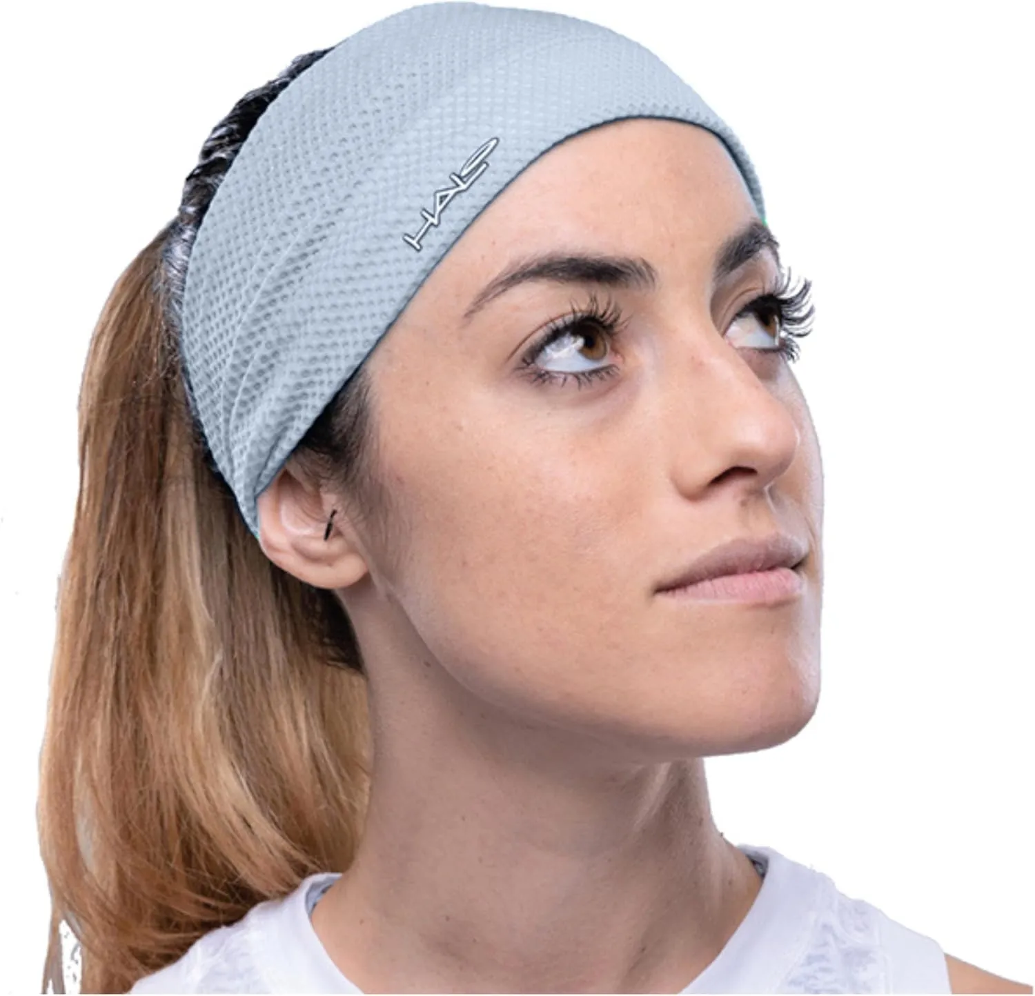 Halo Headband AIR Series-Bandit - 4" Wide Pullover Sweatband for Men and Women- Keeps Hair in Place and Sweat Off Your Face