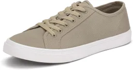 Men's Black Classic Low Top Shoes Canvas Fashion Sneaker with Soft Insole Causal Dress Shoes for Men Comfortable Walking Shoes
