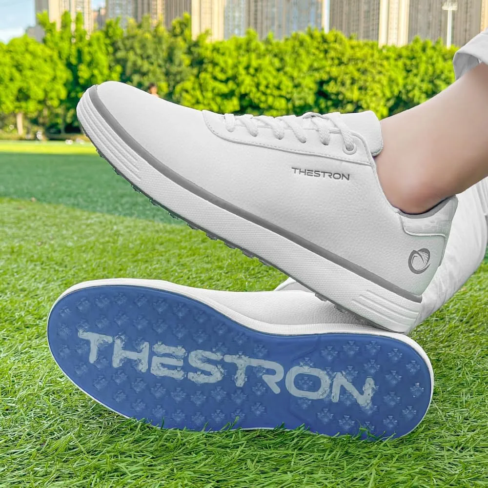 THESTRON Men's Golf Shoes Comfortable Non Slip Men Casual Sport Shoes for Golfing Lightweight Golf Sneakers