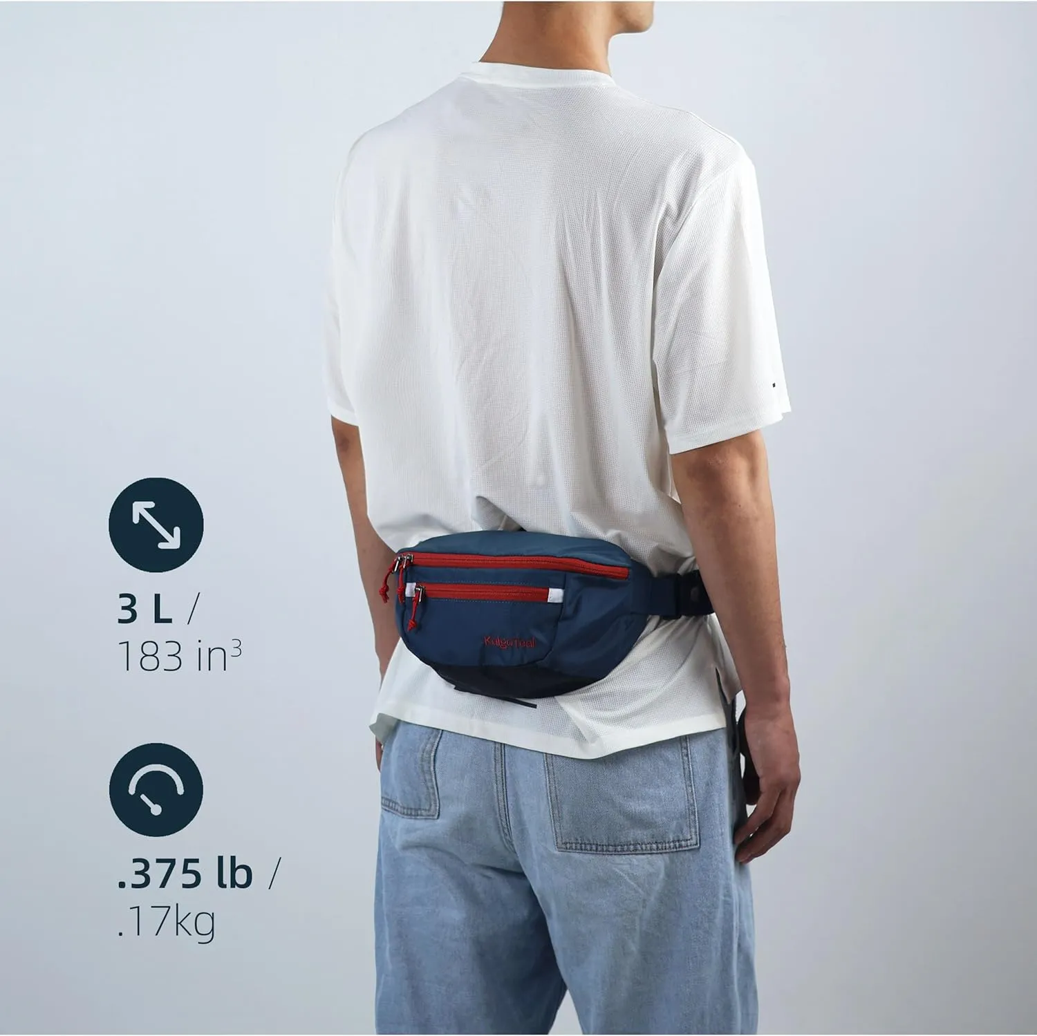 Ultralight Crossbody Fanny Pack 3L, Large Water Resistant Waist Pack for Women & Men, Cycling, Hiking and Travel