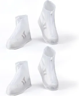 Waterproof Shoe Covers 2 pairs Rain Shoe Covers for Men Women and Children for Outdoor Activities