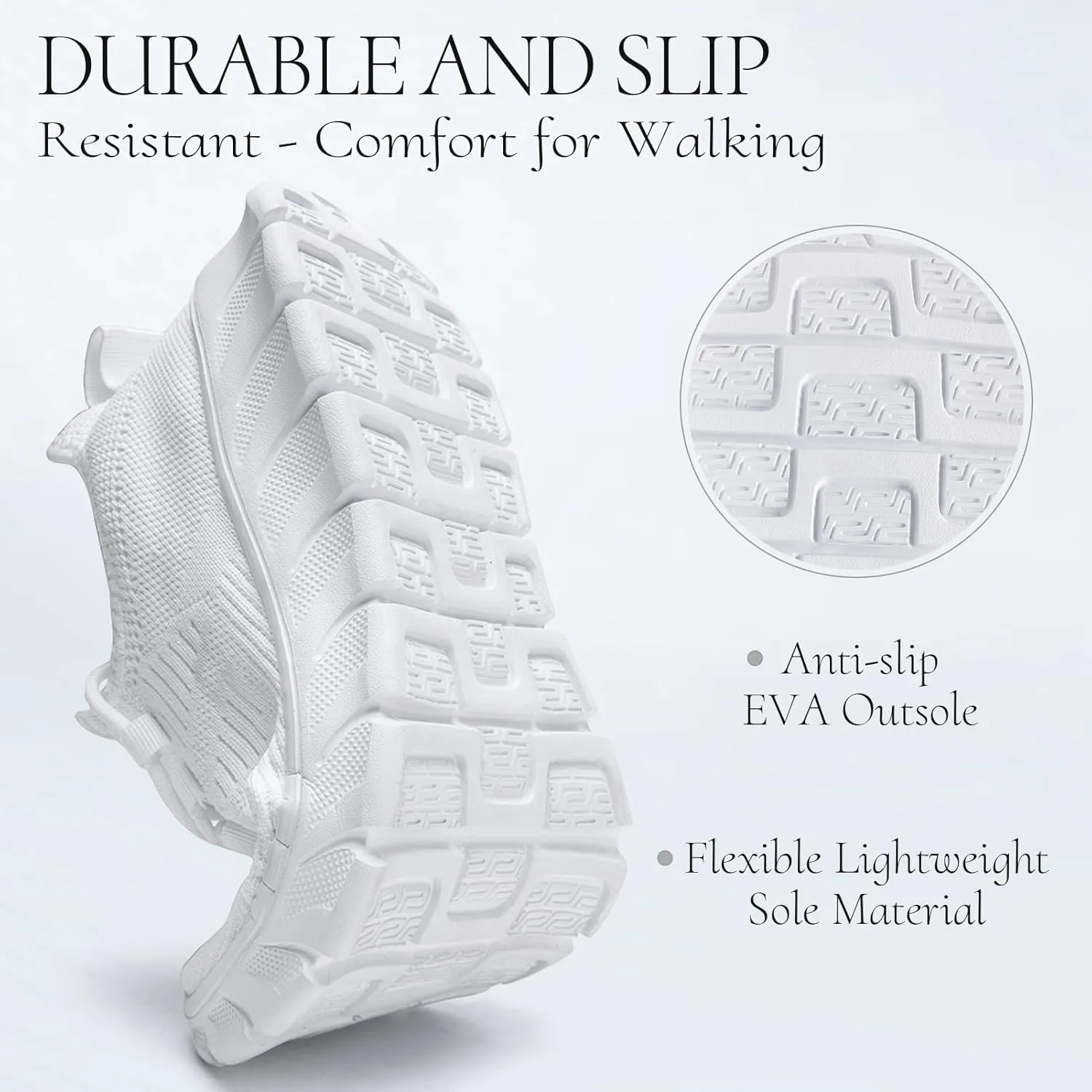 Women Shoes Running Walking Tennis Slip on Lightweight Sneakers Ladies Comfortable Non Slip Workout Summer Shoes